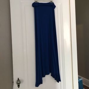Maxi royal blue skirt